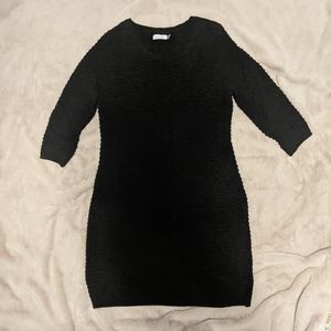 Calvin Klein black sweater dress size XL